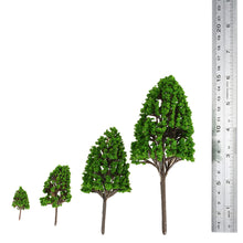 12Pcs Poplar Tree Model Architectural Model for Train Layout Garden Scenery Scene Landscape Handcrafted Trees Model SM6
