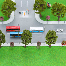 12Pcs Poplar Tree Model Architectural Model for Train Layout Garden Scenery Scene Landscape Handcrafted Trees Model SM6