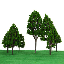 12Pcs Poplar Tree Model Architectural Model for Train Layout Garden Scenery Scene Landscape Handcrafted Trees Model SM6
