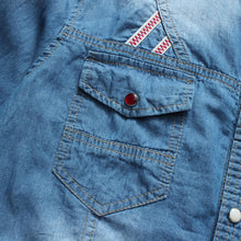 Men Shirts Denim Casual Long-Sleeved Cotton Denim Shirt Men's Slim Fit Men Jeans Shirts SM6