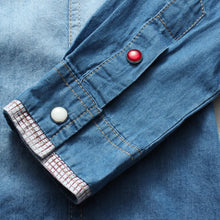 Men Shirts Denim Casual Long-Sleeved Cotton Denim Shirt Men's Slim Fit Men Jeans Shirts SM6