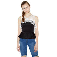 Blusas Sexy Women Lace Crochet Shirts Sleeveless Casual Women Blouses And Tops Plus Size XXL SM6