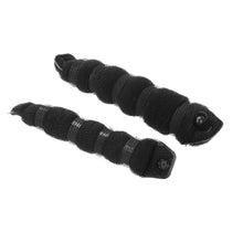 2Pcs Black Magic Style DIY Tools Bun Maker Hair Styling Rolling Tool Fastener Tape Fixing Strap Hair Band SM6