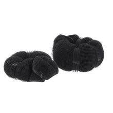 2Pcs Black Magic Style DIY Tools Bun Maker Hair Styling Rolling Tool Fastener Tape Fixing Strap Hair Band SM6