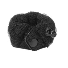 2Pcs Black Magic Style DIY Tools Bun Maker Hair Styling Rolling Tool Fastener Tape Fixing Strap Hair Band SM6