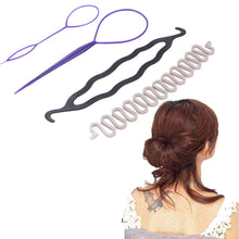 3 Kinds Magic Hair Styling Accessories Set Hair Pin Hair Bun Maker Hair Braiding Twist Styling Tool  SM6