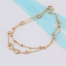 Body Chains Women Silver Plated Anklet Bead Ankle Bracelet Anklets for Women Foot Jewelry SM6