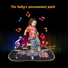 Musical Mat Jazz Drum Popular Kids Toys Baby Music Play Mat Blanket Carpet Educational Toy for Children 72 * 65 cm SM6