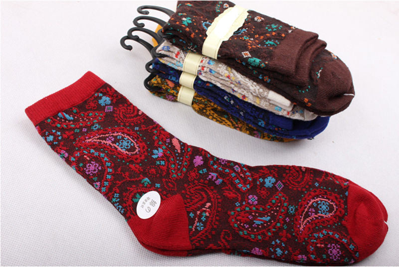 Women Men's Cotton Socks Printing Casual Socks Totem For Women  SM6