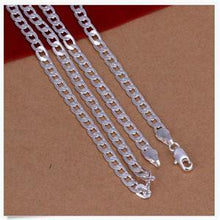 Gentle Men Trendy Nice Silver Link Chain Charming Necklace SM6