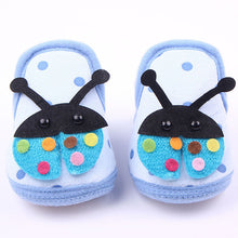 Super Cozy Newborn Baby Boy Ladybug Crib Shoes Toddlers Fleece Walking First Walkers SM6