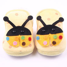 Super Cozy Newborn Baby Boy Ladybug Crib Shoes Toddlers Fleece Walking First Walkers SM6