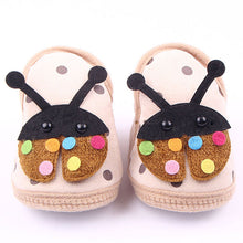 Super Cozy Newborn Baby Boy Ladybug Crib Shoes Toddlers Fleece Walking First Walkers SM6