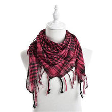 5 Colors Women Men Checkered Arab Grid Neck Keffiyeh Palestine Scarf Wrap 100*100CM SM6