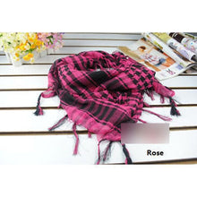 5 Colors Women Men Checkered Arab Grid Neck Keffiyeh Palestine Scarf Wrap 100*100CM SM6