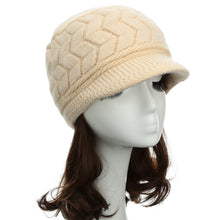 Women Beret Hat Crochet Slouch Baggy Warm Hats Women Knitted Cap Headwear  SM6