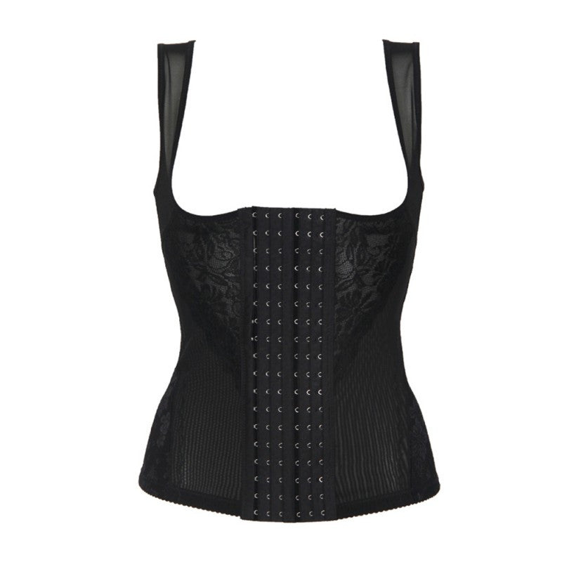 Women Floral Bodysuits Shapewear Underwear Plus size Body Shaper Waist Corsets Buckle In The Crotch SM6