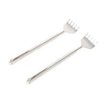 2pcs Practical Handy Stainless Back Scratcher Telescopic Pocket Scratching Massage Kit LY5 SM6