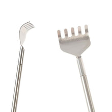 2pcs Practical Handy Stainless Back Scratcher Telescopic Pocket Scratching Massage Kit LY5 SM6