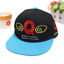 Korean Lovely Kids Children Denim Angel Wing Letter Pattern Baseball Cap SM6