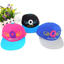 Korean Lovely Kids Children Denim Angel Wing Letter Pattern Baseball Cap SM6