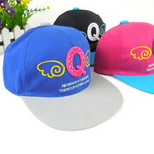 Korean Lovely Kids Children Denim Angel Wing Letter Pattern Baseball Cap SM6