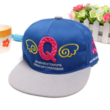 Korean Lovely Kids Children Denim Angel Wing Letter Pattern Baseball Cap SM6