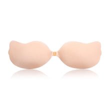 Sexy Women Push Up Self-Adhesive Silicone Bra Bust Front Closure Strapless Invisible Bras FreehippingSM6