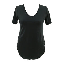 Sexy Women Short Sleeve T-shirt Side Slit Tops Blouse Casual Mini Dress H24 SM6