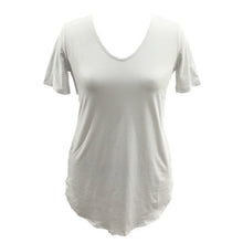 Sexy Women Short Sleeve T-shirt Side Slit Tops Blouse Casual Mini Dress H24 SM6