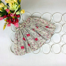 Baby Kids Girls Bowknot Floral Elastic Tutu Skirt Princess Children Tulle Skirts SM6