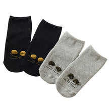 Warm Infant 0-4Y Baby Girl Boy Socks Cat Cotton Anti-slip Knee High Socks SM6