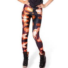 Women 3D Printed Leggings Stretchy Jeggings Pencil Pants Trousers Joggers 15 Patterns 1PY SM6