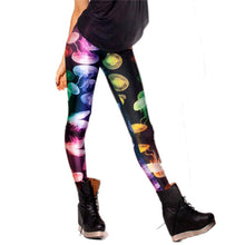 Women 3D Printed Leggings Stretchy Jeggings Pencil Pants Trousers Joggers 15 Patterns 1PY SM6