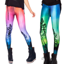 Women 3D Printed Leggings Stretchy Jeggings Pencil Pants Trousers Joggers 15 Patterns 1PY SM6