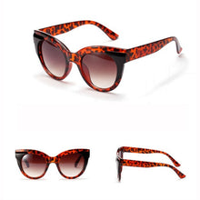 Women Men UV 400 Blocking Color Cat Eye Sunglasses Plastic Frame Eyeglasses Brand Designer GogglesSM6