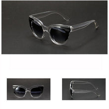 Women Men UV 400 Blocking Color Cat Eye Sunglasses Plastic Frame Eyeglasses Brand Designer GogglesSM6