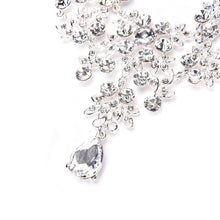 Women's Wedding Earrings Adjustable Pendant Necklace Jewelry Set SPCA SM6