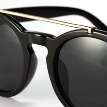 Womens Retro Dual Bridge Full Rim Sunglasses Metal Frame Eyeglasses Brand Designer GogglesSM6