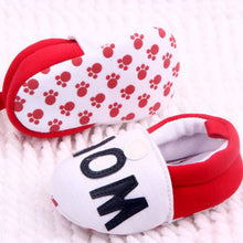 I Love MOM DAD Lovely Baby Girls Boy Shoes Round Toe Flats Soft Slippers Toddler Shoes New SM6