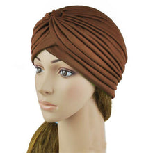 Indian Cap Pleated Headwrap Turban Stretchy Band Hats for Women Cloche Chemo Hijab Beanies  SM6