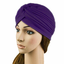 Indian Cap Pleated Headwrap Turban Stretchy Band Hats for Women Cloche Chemo Hijab Beanies  SM6