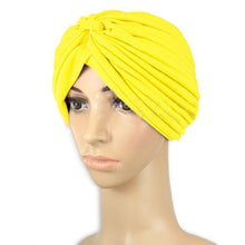 Indian Cap Pleated Headwrap Turban Stretchy Band Hats for Women Cloche Chemo Hijab Beanies  SM6