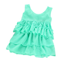 Infants Baby Girls Chiffon Tutu Ruffle Dress Princess Vest Dresses Clothes M-XXL SM6