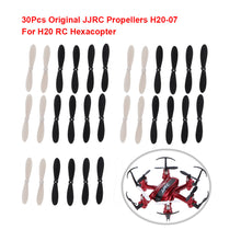 JJRC Original Spare Parts 30 pcs Black and White Blades H20 Propeller Set for RC Plane Quadcopter JJRC H20-07 Model SM6