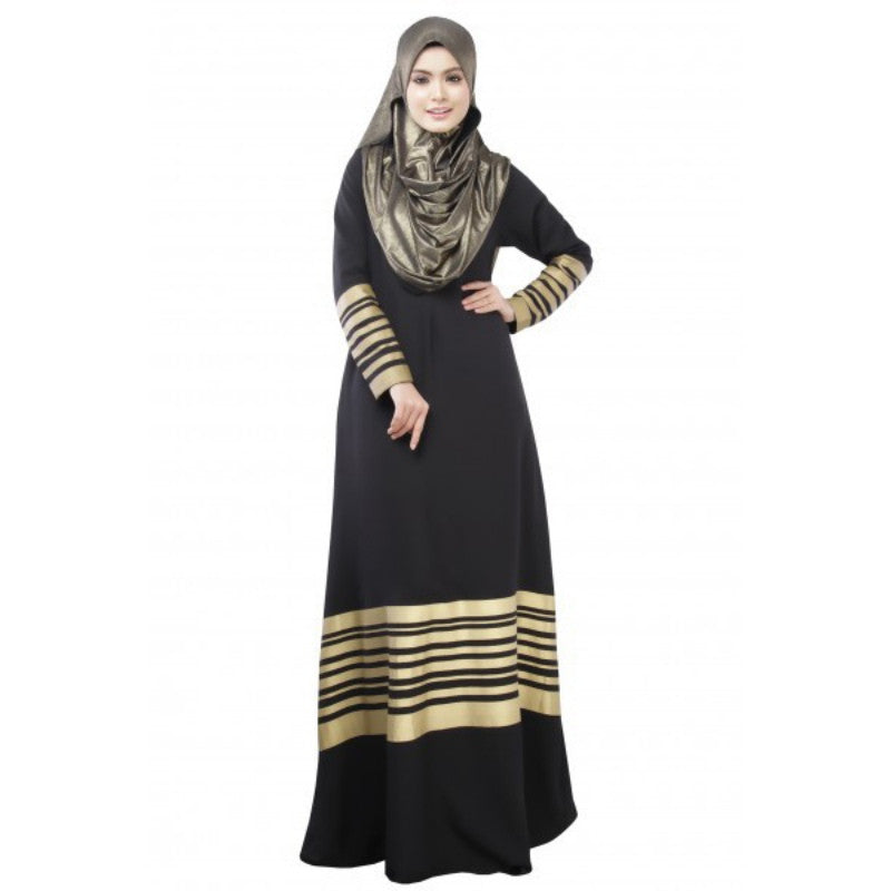 Kaftan Abaya Jilbab Islamic Muslim Women's Elegant Long Sleeve PartyMaxi Dress PY3 SM6