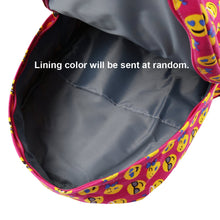 Kawaii Women Canvas Backpack Cute Smilies Print Large Capacity Student Bag Casual Shoulder Bag Girls Printing Mochila Sac A Dos SM6
