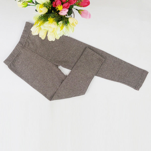 Kid Girls Solid Candy Color Warm Pants Children Tights Trousers Underpants SM6