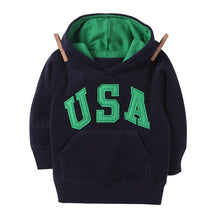 Kids Baby Boys Letter Printrd Hoodies Hooded Chunky Sweatshirt S Coat 2-6Y SM6