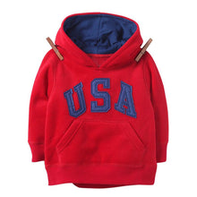 Kids Baby Boys Letter Printrd Hoodies Hooded Chunky Sweatshirt S Coat 2-6Y SM6
